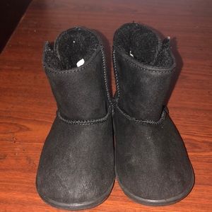Black baby girl boots
